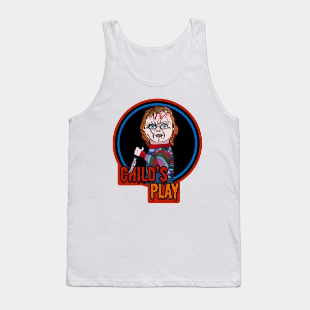 Chucky Doll Child's Play! Tank Top by Brains